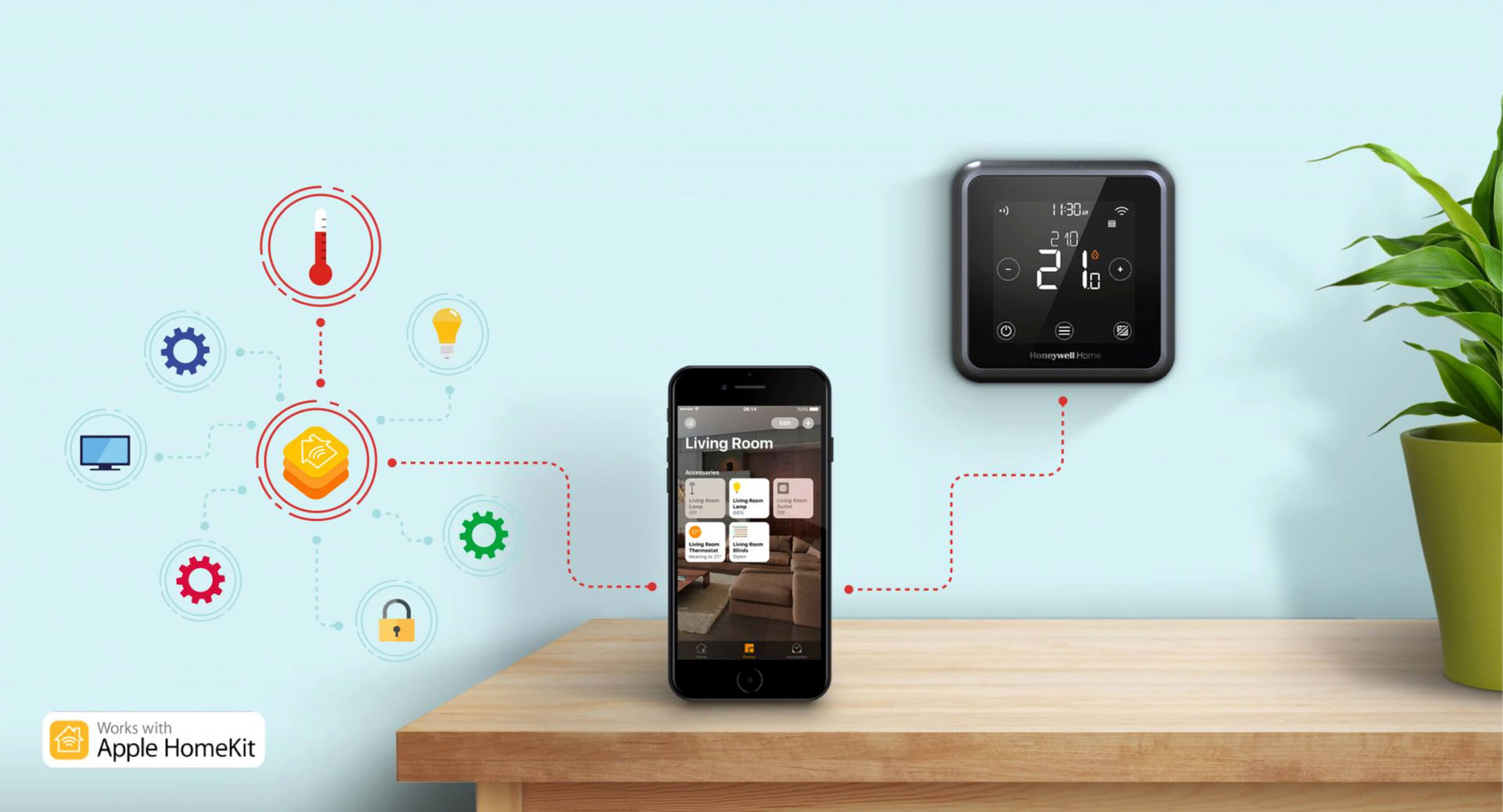 Termostato wifi 2025 honeywell lyric t6